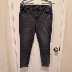 Old Navy Rockstar Super Skinny Jeans – Black/Gray Wash